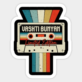 Graphic Vashti Bunyan Proud Name Cassette Tape Vintage Birthday Gifts Sticker